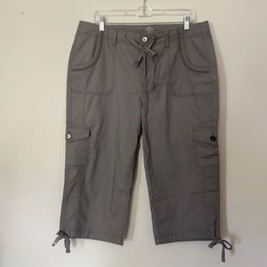 St. John’s Bay Ladies Grey Cargo Capri